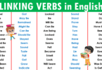 100 Linking Verbs Examples in English with PDF
