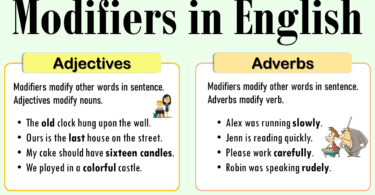 Complete Guide to Modifiers: Types and Examples in Grammar