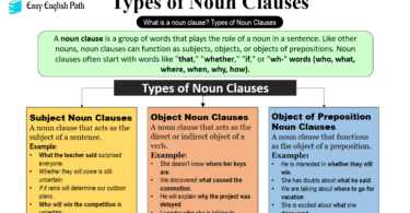Nouns Clause Examples and Definition in English