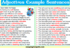 100 Adjectives Example Sentences In English