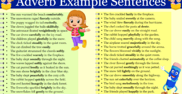 100 Adverb Examples In Sentences