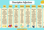 Mastering Descriptive Adjectives: Examples in English