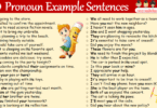 Pronoun Examples Sentences