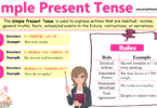Simple Present Tense Examples and Explanation
