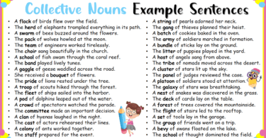 Collective Nouns Examples: A Comprehensive List of 100 Sentences