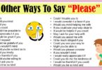 Other Ways to Say Please In English Grammar