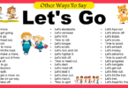 Different Ways to Say let's go In English Grammar