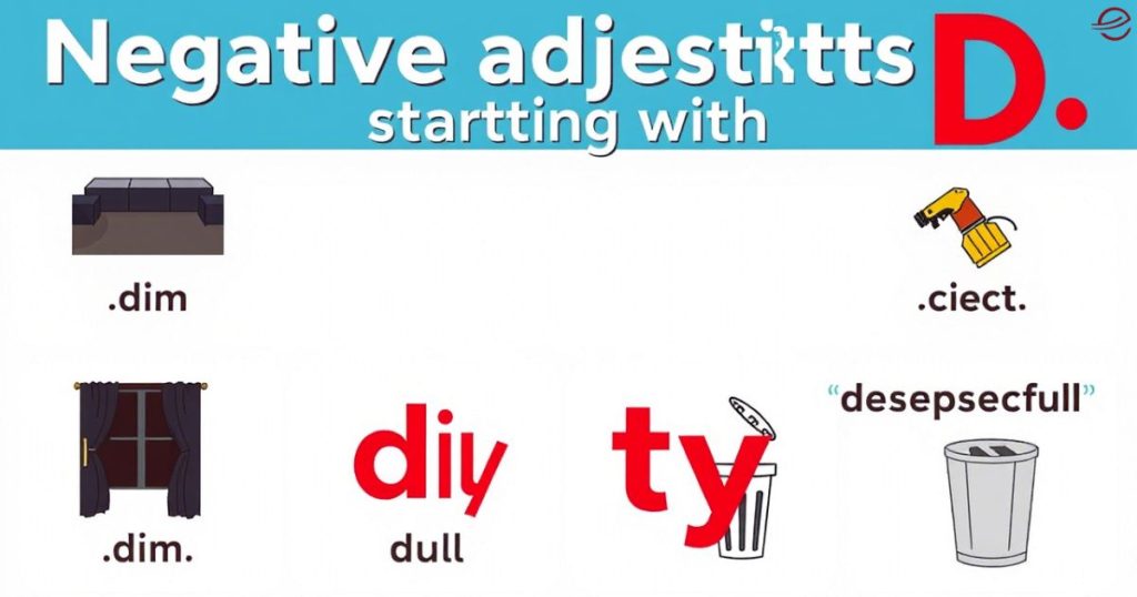 Negative Adjectives Starting with D